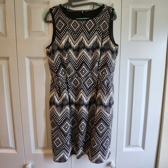J.Crew Aztec Pattern Mini Dress with Pockets - Picture 4 of 9